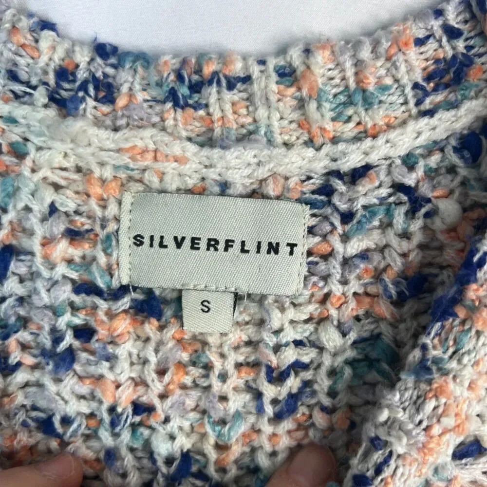 Silverflint Colorful Knit Fuzzy Soft Sweater Crew… - image 5